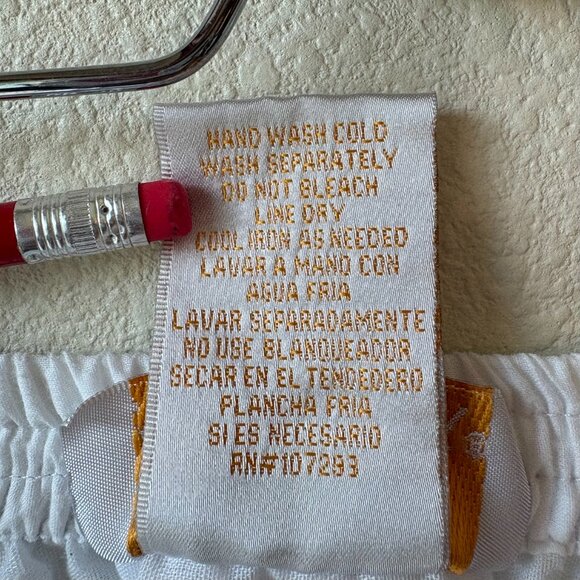 White Embroidered Floral 100% Cotton Midi Skirt Boho Peasant Skirt Size L Summer - Picture 8 of 9